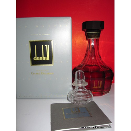Dunhill Crystal Decanter Old Master Whisky